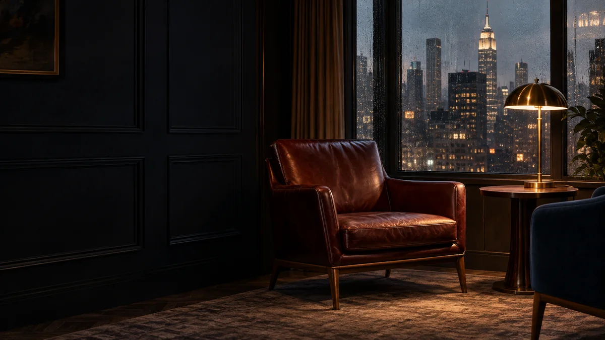 A cinematic Madison Avenue office, welcoming a marketing conversation. The Mangione Group.